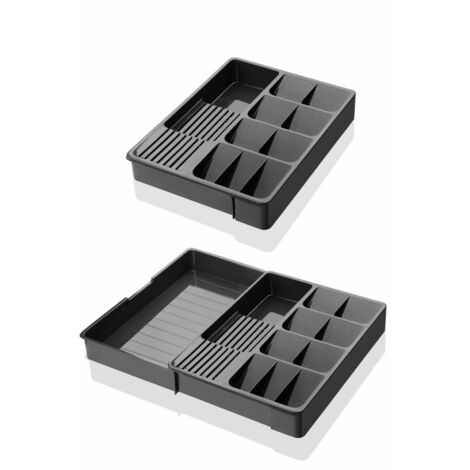Portaposate cestello portaposate Holder 50 Cmx40 Cmx6,5 Cm 100% Plastica Grigio