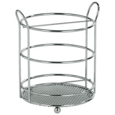 Portaposate da Tavola Lavello Slim Cromato Tondo 13 x 15 cm Artex