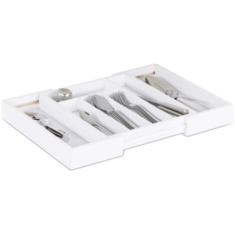 Portaposate estraibile in bambù bianco