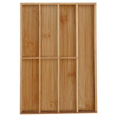 Portaposate in bambu 7 scomparti 85776