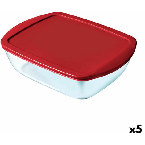 Portapranzo Rettangolare con Coperchio Pyrex Cook&store Px Verde 2