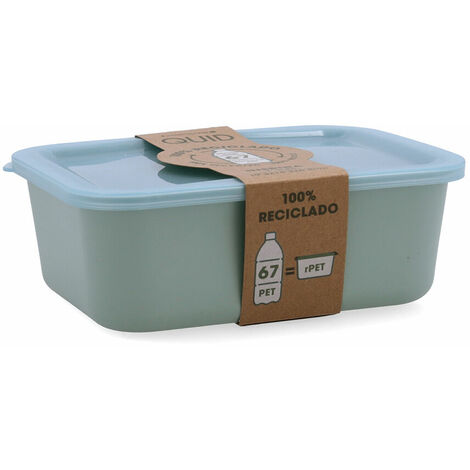 Relaxdays Meal Prep Contenitori, Set da 24 Lunch Box, Scatola  Riutilizzabile con Coperchio, per Cibo al Microonde, Nero