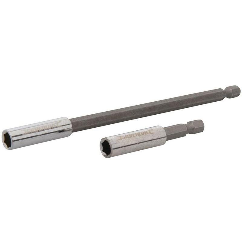 Silverline - Portapuntas magnético, 2 pzas 60 y 150 mm