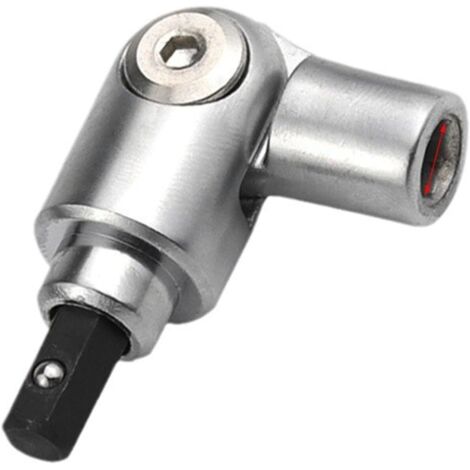 Portapuntas giratorio para puntas de destornillador flexibles portapuntas hexagonal flexible de liberación rápida cabezal de destornillador con cambio de dirección
