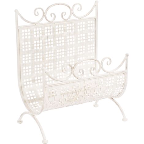 Portariviste Emily bianco cm 36x22x45h