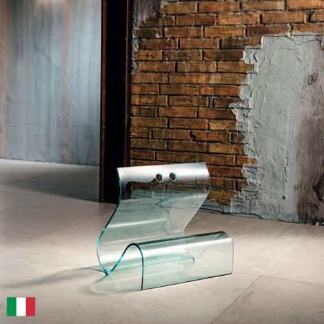 Portariviste in Vetro Curvato L 40 Made in Italy - Daily