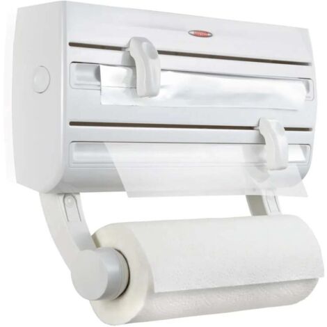 Portarotolo a Parete Pellicola Alluminio Carta Scottex Cucina Leifheit Parat F2