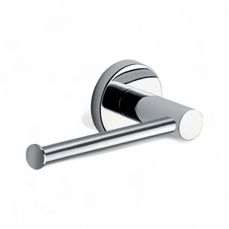 Portarotolo aperto ad angolo in acciaio inox cromato 15,5x7,8x5,6 cm