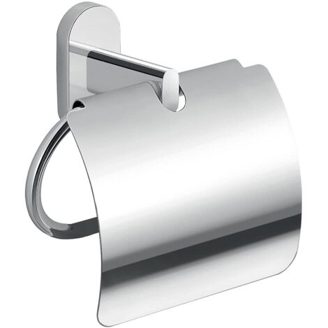 Portarotolo coperto da muro in acciaio inox e Cromall 5325 Gedy serie FEBO Cromato