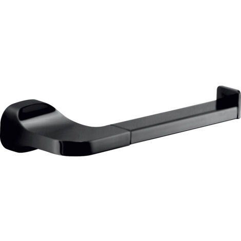Portarotolo da muro in acciaio inox e Cromall ST24 Gedy serie STELVIO Nero Opaco