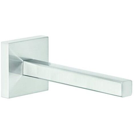 Portarotolo di riserva tesa Exxclusiv, autoadesivo, look acciaio inox, design di classe, inox garantito, 50mm x 50mm x 132mm