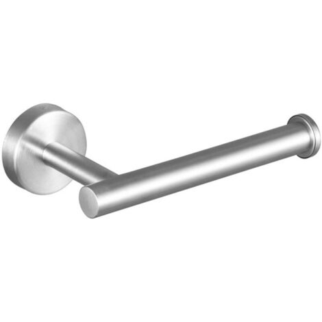 Portarotolo igienico in acciaio inox KZQ 304 per parete, bagno e cucina, spazzolato (16 x 9 cm)