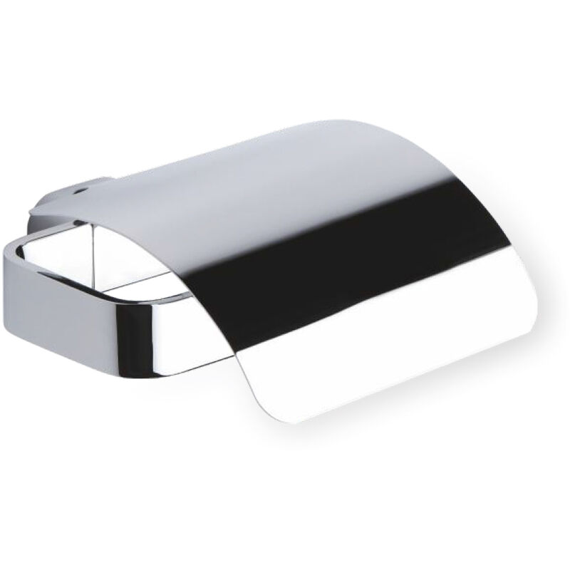 

Portarrollo cerrado para papel higiénico de pared de latón liso mod. Mida