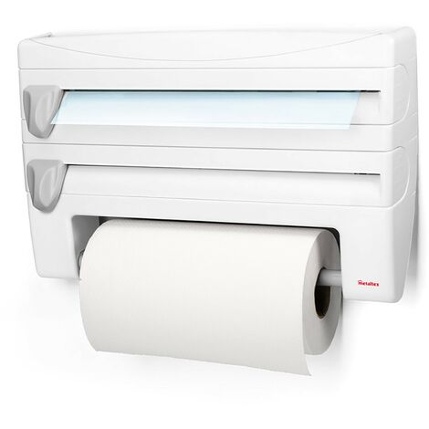 METALTEX IBERIA Portarrollo Cocina Trip Plastico Ps Bl Roll N' Roll Metaltex