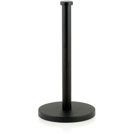 Portarrollo de metal negro ø16x32cm cc70004 andrea house