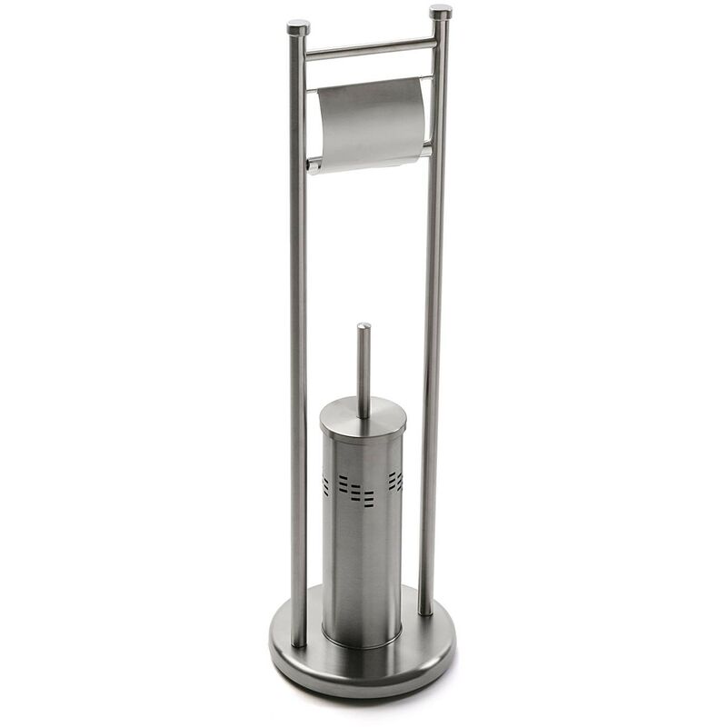 

Portarrollo + Escobillero Inox