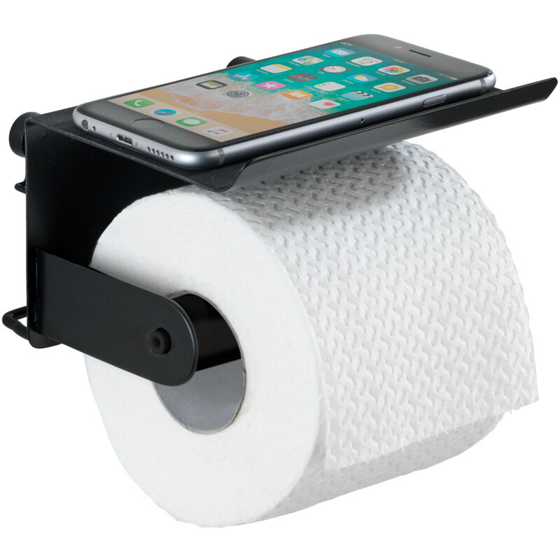 

Portarrollos estante Classic Plus negro protección contra oxidación - Wenko