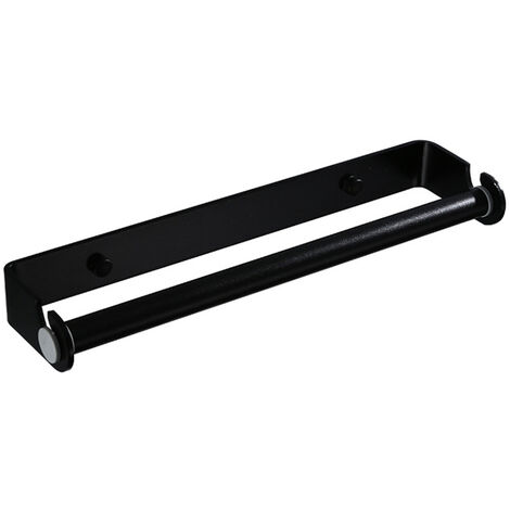 Paper Towel Holders - Under Cabinet Paper Towel Roll Rack Mount Vertical Or  Horizontal, Self Adhesive Or Drilling Matte Black Adhesive Paper Towel Bar