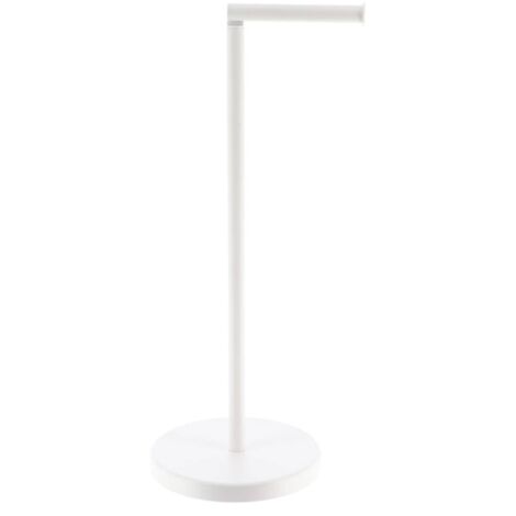 Portarrollos de metal para papel higiénico y removedor - blanco - Tendance
