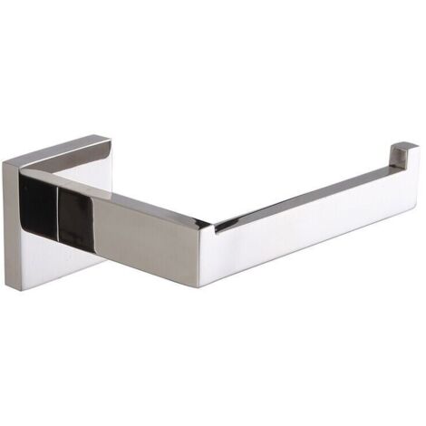 Portarrollos de papel higiénico, acero inoxidable 304, cromado, pulido, diseño de espejo, soporte, porta rollos + accesorios de montaje, porta rollos de papel higiénico, accesorios, bandeja - Loops