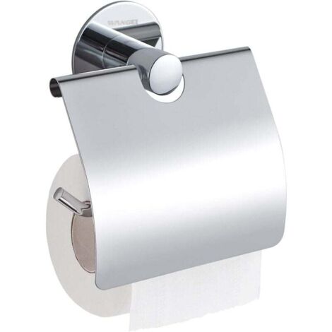 Portarrollos de papel higiénico AIPERQ Wangel, con adhesivo patentado, acero inoxidable y acabado pulido.
