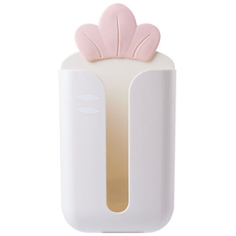 Portarrollos de papel higiénico, bonito portarrollos de pared para cocina, baño y encimera (color blanco)