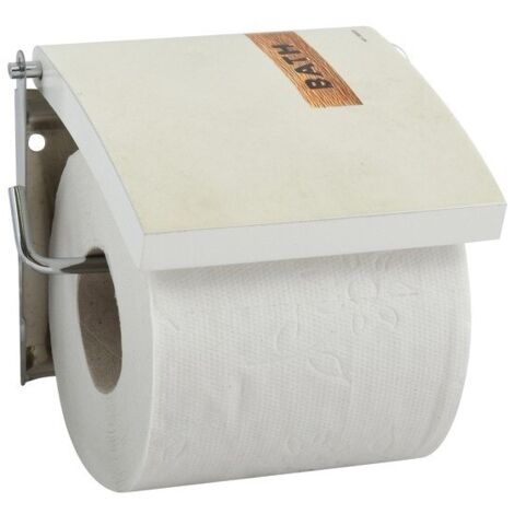 Portarrollos de Papel Higiénico de Pared Mdf Acero Inoxidable IGUACU MSV