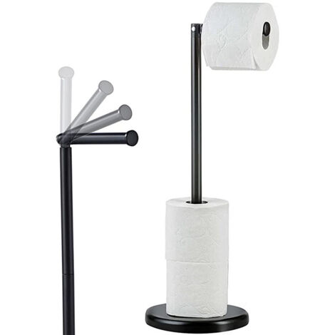 Portarrollos de papel higiénico independiente, Portarrollos de papel higiénico de acero inoxidable, Portarrollos de papel higiénico de base resistente, Portarrollos de papel higiénico a prueba de óxid