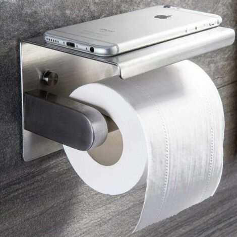 Portarrollos de papel higiénico, porta rollo de acero inoxidable 304.