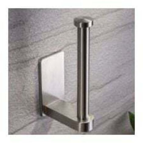 Portarrollos de papel higiénico, portarrollos de pared sin taladrar, portarrollos de acero inoxidable, portarrollos para baño y cocina, redondo