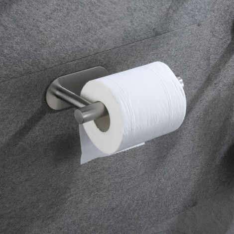 Portarrollos de papel higiénico, soporte de pared autoadhesivo para baño, furgoneta, sin necesidad de taladrar, toallero