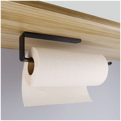 Portarrollos de papel para cocina, porta rollos de papel de cocina, porta rollos de papel para debajo del armario, porta rollos de papel para cocina Dispensador de toallas de papel Porta