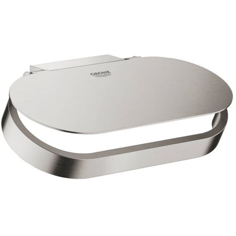 Portarrollos Grohe SELECTION con tapa de acero