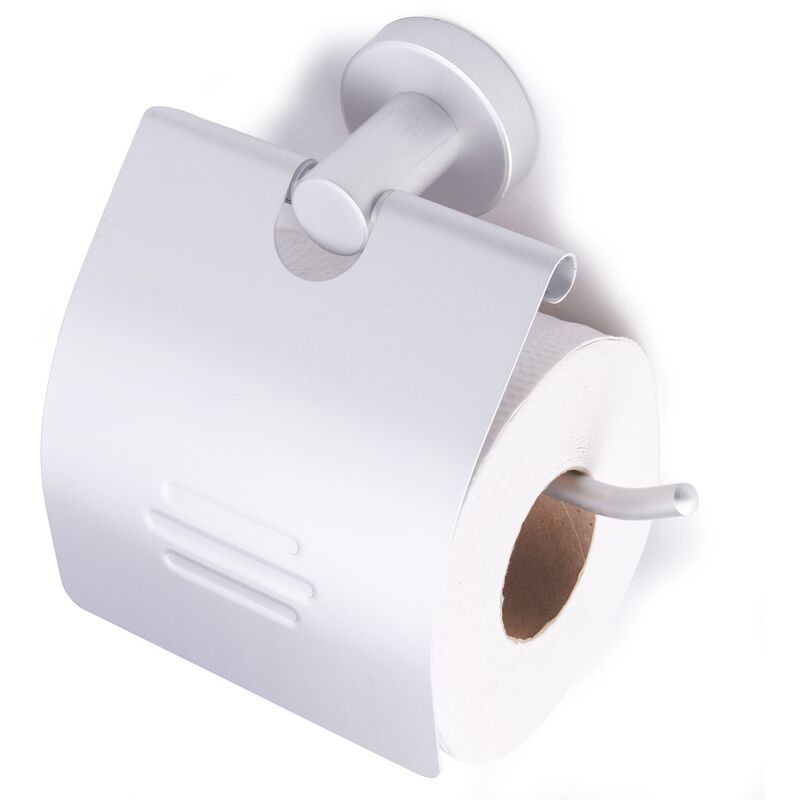 

Portarrollos 'Lugano' con soporte en aluminio 15,5 x 13,5 x 5 cm - MSV