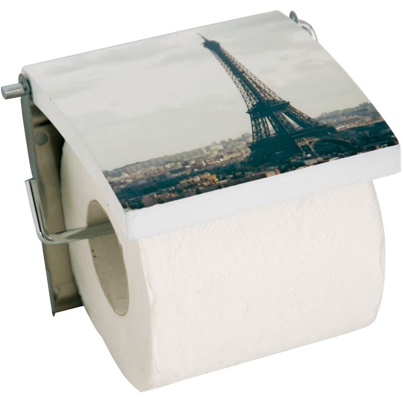 

Portarrollos 'Paris' en acero inoxidable 13 x 15 x 11,5 cm - MSV