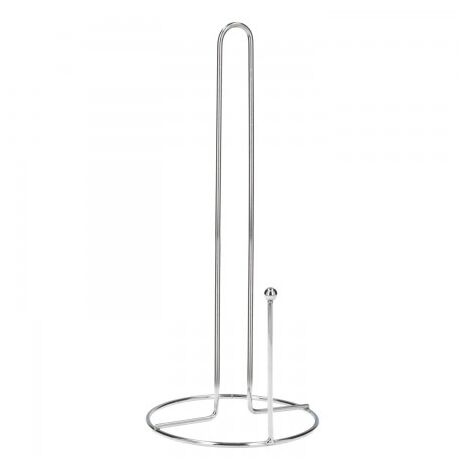 Portarrollos papel cocina vertical, cromado, 13x29,5cm