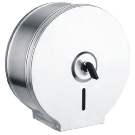 Portarrollos para Papel Higienico en Acero Inox Satinado Capacidad de 300m