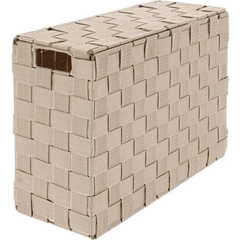 Portarrollos rectangular pp metal - beige - Tendance