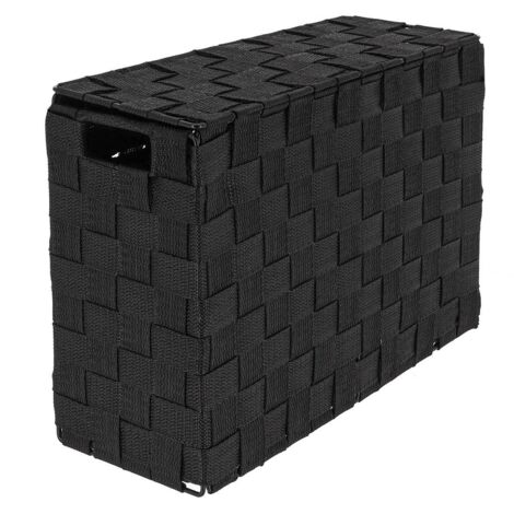 Portarrollos rectangular pp metal - negro - Tendance
