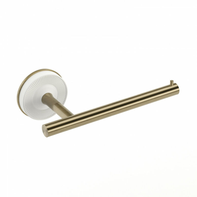 

Portarrollos sin tapa Derecho Pom d'or Equilibrium (17X7,5X6Cm) Blanco Mate-Bronce