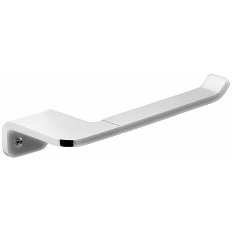 Portarrollos barra de metal cromado Flat