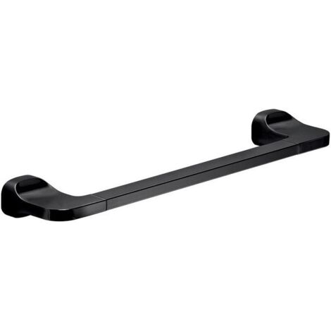 Portasalviette 35 cm da muro in acciaio inox e Cromall ST21-35 Gedy serie STELVIO Nero Opaco