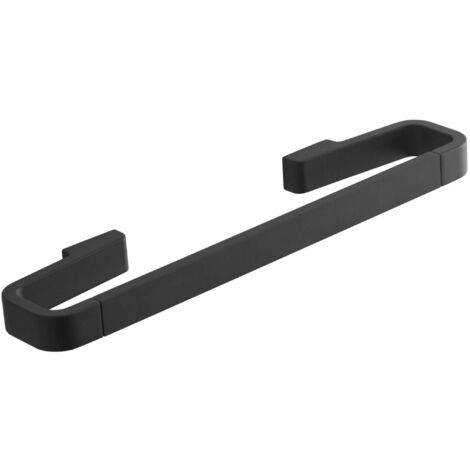 Portasalviette 35 cm da muro in ottone e Cromall A821-30 Gedy serie SAMOA Nero Matt