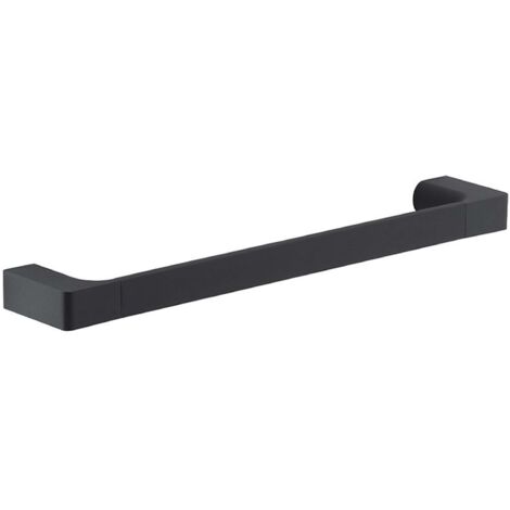 Portasalviette 35 cm da muro in ottone e Cromall PI21-35 Gedy serie PIRENEI Nero Opaco