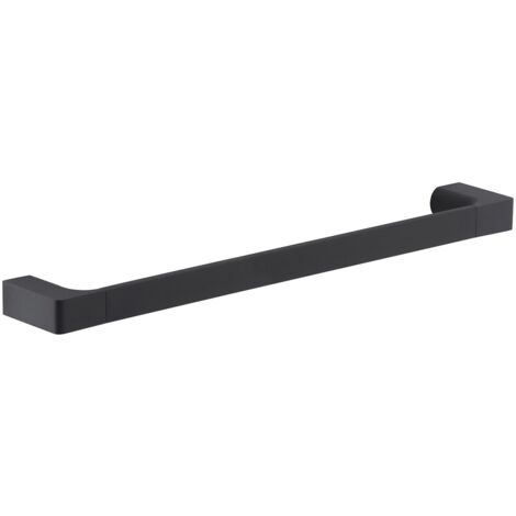 Portasalviette 45 cm da muro in ottone e Cromall PI21-45 Gedy serie PIRENEI Nero Opaco