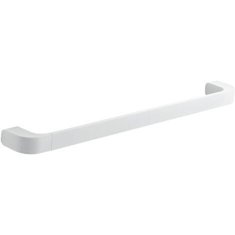 Portasalviette 55 cm in ottone, acciaio inox e Cromall 3221-55 Gedy serie OUTLINE Bianco Opaco
