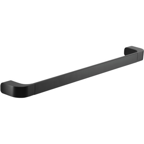 Portasalviette 55 cm in ottone, acciaio inox e Cromall 3221-55 Gedy serie OUTLINE Nero Opaco