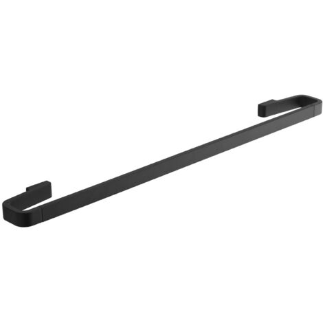 Portasalviette 60 cm da muro in ottone e Cromall A821-60 Gedy serie SAMOA Nero Matt