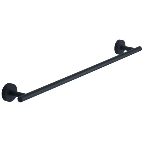 Portasalviette 60 cm in acciaio inox e Cromall 2321-60 Gedy serie EROS Nero Matt