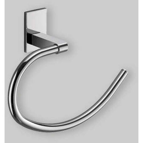 Portasalviette a anello da muro in acciaio inox e Cromall 7870 Gedy serie MAINE Cromato